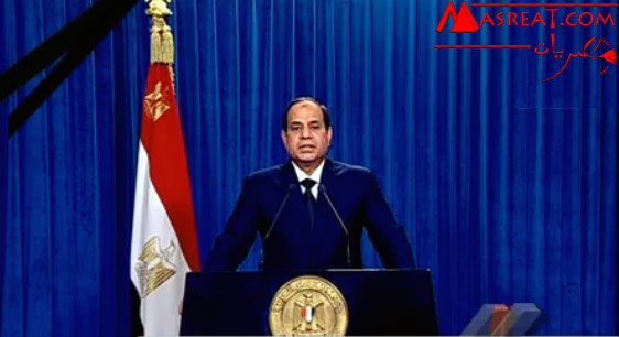 السيسي يتحدذ بعد قتل المصريين المختطفين في ليبيا